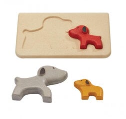 Puzle PlanToys Dog Puzzle cena un informācija | Puzles, 3D puzles | 220.lv