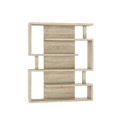 Plaukts ADRK Furniture Felipe, 189x151 cm, ozola krāsas cena un informācija | Plaukti | 220.lv