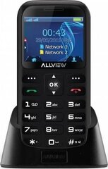 Allview D2 Senior, 32 MB, Dual SIM, Black kaina ir informacija | Mobilie telefoni | 220.lv