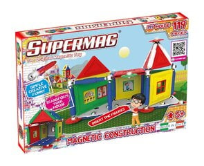 Магнитный конструктор Supermag Myhouse, 119 д. цена и информация | Конструкторы и кубики | 220.lv