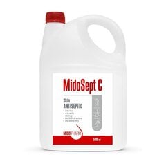 MidoPharm ādas antiseptiskais līdzeklis MidoSept C, 5000ml cena un informācija | Pirmā palīdzība | 220.lv