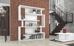 Plaukts ADRK Furniture Felipe, 189x151 cm, balts cena un informācija | Plaukti | 220.lv