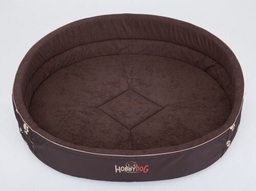 Hobbydog guļvieta Ķepas R9, brūna, 87x74 cm cena un informācija | Suņu gultas, spilveni, būdas | 220.lv