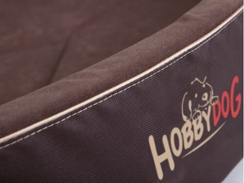 Hobbydog guļvieta Ķepas R7, brūnas/smilškrāsas, 76x62 cm cena un informācija | Suņu gultas, spilveni, būdas | 220.lv