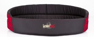 Hobbydog guļvieta Rūtiņas R7, melna/sarkana, 76x62 cm cena un informācija | Suņu gultas, spilveni, būdas | 220.lv