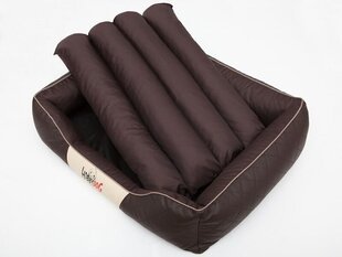 Hobbydog лежак Cesarean Standart, коричневый R1, 65x52 см цена и информация | Лежаки, домики | 220.lv