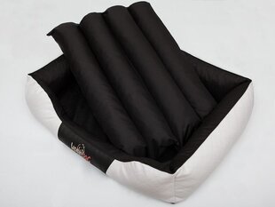 Hobbydog лежак Cesarean Standart, белый/черный R1, 65x52 см цена и информация | Лежаки, домики | 220.lv