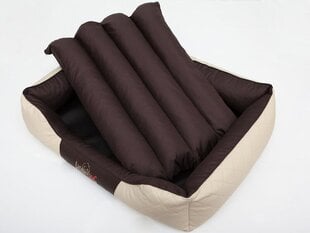 Hobbydog лежак Cesarean Standart, бежевый/коричневый R3, 95x73 см цена и информация | Лежаки, домики | 220.lv