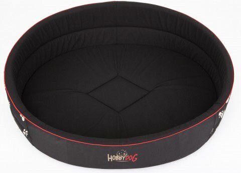 Hobbydog guļvieta Ķepas R1, melna, 42x30 cm cena un informācija | Suņu gultas, spilveni, būdas | 220.lv