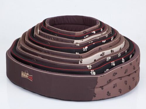 Hobbydog guļvieta Rūtiņas R2, melna/sarkana, 47x33 cm цена и информация | Suņu gultas, spilveni, būdas | 220.lv