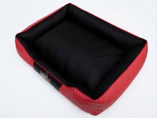 Hobbydog guļvieta Cesarean Perfect, sarkana/melna R5, 125x98 cm cena un informācija | Suņu gultas, spilveni, būdas | 220.lv