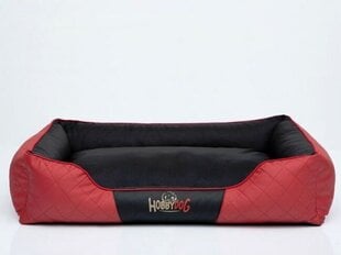 Hobbydog лежак Cesarean Perfect, красный/черный R1, 65x52 см цена и информация | Лежаки, домики | 220.lv