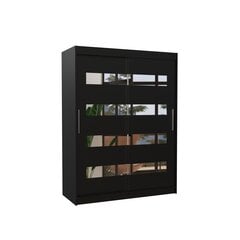 Шкаф ADRK Furniture Baltic, черный цена и информация | Шкафы | 220.lv