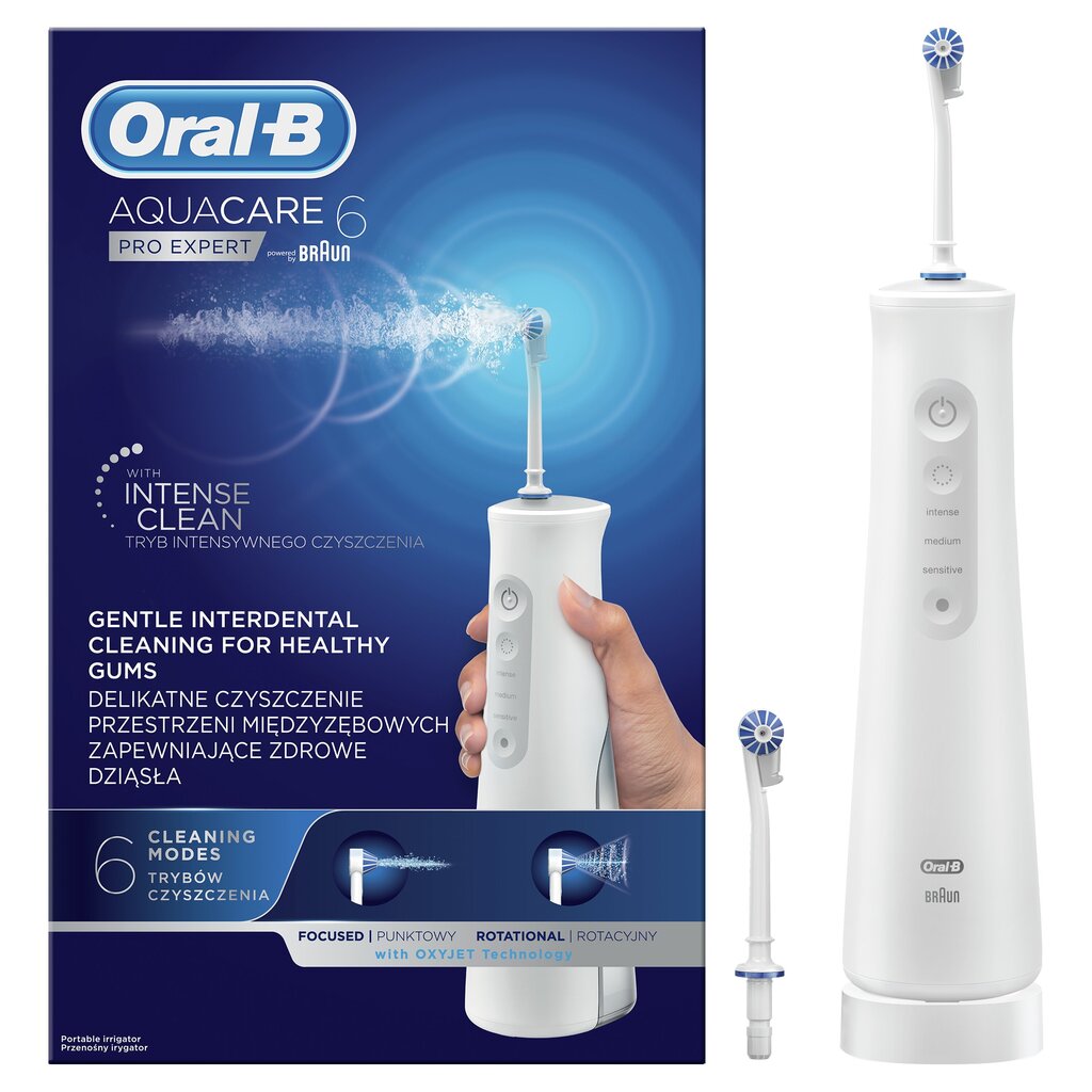 Oral-B AquaCare 6 Pro Expert cena un informācija | Irigatori | 220.lv