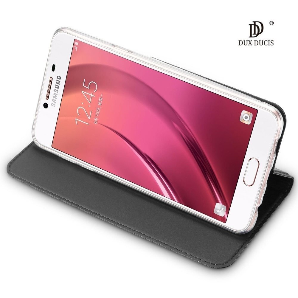 Dux Ducis Premium Magnet Case Grāmatveida Maks Telefonam Apple iPhone 7 / 8 / SE 2020 Melns цена и информация | Telefonu vāciņi, maciņi | 220.lv