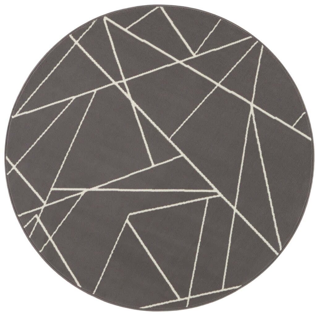 Paklājs Grey Geometric 140x140 cm цена и информация | Paklāji | 220.lv