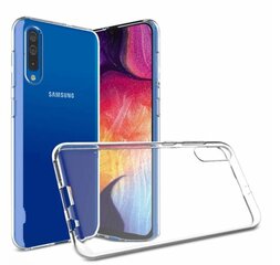 Fusion Ultra Back Case 0.3 mm Izturīgs Silikona Aizsargapvalks Priekš Samsung A705 Galaxy A70 Caurspīdīgs цена и информация | Чехлы для телефонов | 220.lv