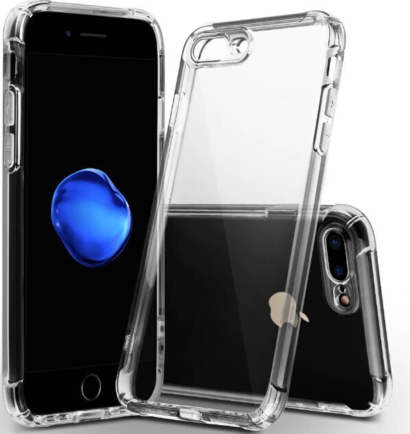 Fusion Ultra Back Case 1 mm Izturīgs Silikona Aizsargapvalks Priekš Apple iPhone 7 Plus / 8 Plus Caurspīdīgs цена и информация | Telefonu vāciņi, maciņi | 220.lv