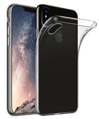 Fusion Ultra Back Case 1 mm Izturīgs Silikona Aizsargapvalks Priekš Apple iPhone XS Max Caurspīdīgs cena un informācija | Telefonu vāciņi, maciņi | 220.lv