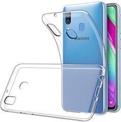 Fusion Ultra Back Case 1 mm Izturīgs Silikona Aizsargapvalks Priekš Samsung A405 Galaxy A40 Caurspīdīgs cena un informācija | Telefonu vāciņi, maciņi | 220.lv