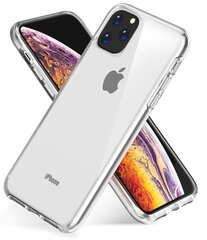 Fusion Ultra Back Case 1 mm Izturīgs Silikona Aizsargapvalks Priekš Apple iPhone 11 Pro Caurspīdīgs cena un informācija | Telefonu vāciņi, maciņi | 220.lv