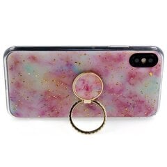 Fusion Marble Ring Back Case Silikona Aizsargapvalks Priekš Apple iPhone 11 Rozā cena un informācija | Telefonu vāciņi, maciņi | 220.lv