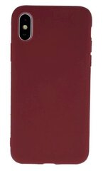 Fusion Soft Matte Back Case Silikona Aizsargapvalks Priekš Apple iPhone 11 Pro Max Tumši Sarkans cena un informācija | Telefonu vāciņi, maciņi | 220.lv