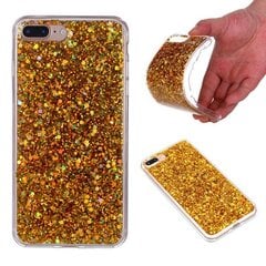 Силиконовый чехол Fusion Gold Sequins Back Case для Apple iPhone X / XS, золотой цена и информация | Чехлы для телефонов | 220.lv