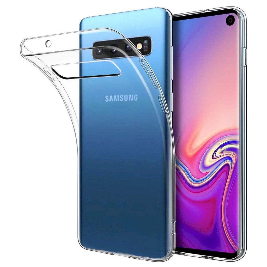 Fusion Ultra Back Case 1 mm Izturīgs Silikona Aizsargapvalks Priekš Samsung G977 Galaxy S10 5G Caurspīdīgs cena un informācija | Telefonu vāciņi, maciņi | 220.lv