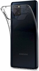 Fusion Ultra Back Case 2 mm Izturīgs Silikona Aizsargapvalks Priekš Samsung A715 Galaxy A71 Caurspīdīgs cena un informācija | Telefonu vāciņi, maciņi | 220.lv