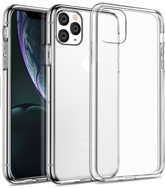 Fusion Ultra Back Case 0.3 mm Izturīgs Silikona Aizsargapvalks Priekš Apple iPhone 11 Caurspīdīgs cena un informācija | Telefonu vāciņi, maciņi | 220.lv