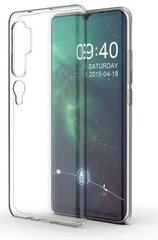 Прочный силиконовый чехол Fusion Ultra Back Case 1 mm для Xiaomi Mi Note 10 Pro / Mi Note 10, прозрачный цена и информация | Чехлы для телефонов | 220.lv