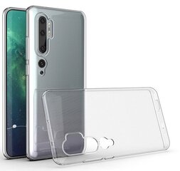 Fusion Ultra Back Case 1 mm Izturīgs Silikona Aizsargapvalks Priekš Xiaomi Mi Note 10 Pro / Mi Note 10 Caurspīdīgs cena un informācija | Telefonu vāciņi, maciņi | 220.lv