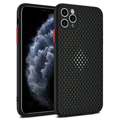 Fusion Breathe Case Silikona Aizsargapvalks Priekš Huawei P40 Lite Melns cena un informācija | Telefonu vāciņi, maciņi | 220.lv