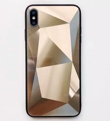 Fusion Diamond Stone Back Case Silikona Aizsargapvalks Priekš Apple iPhone 11 Pro Zeltains cena un informācija | Telefonu vāciņi, maciņi | 220.lv