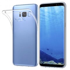 Fusion Ultra Back Case 0.3 mm Izturīgs Silikona Aizsargapvalks Priekš Samsung G955 Galaxy S8 Plus Caurspīdīgs цена и информация | Чехлы для телефонов | 220.lv