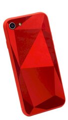 Fusion Diamond Stone Back Case Silikona Aizsargapvalks Priekš Apple iPhone 11 Pro Max Sarkans cena un informācija | Telefonu vāciņi, maciņi | 220.lv