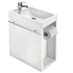 Нижний шкафчик для ванной с раковиной «Mirano», белый цена и информация | Шкафчики для ванной | 220.lv