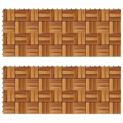Деревянная плитка из акации, 30 x 30 см, 20 шт. цена и информация | Террасный пол | 220.lv