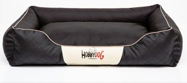 Hobbydog guļvieta Cesarean Perfect, melna R3, 95x73 cm cena un informācija | Suņu gultas, spilveni, būdas | 220.lv