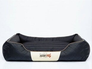 Hobbydog лежак Cesarean Standart, черный R2, 84x65 см цена и информация | Лежаки, домики | 220.lv