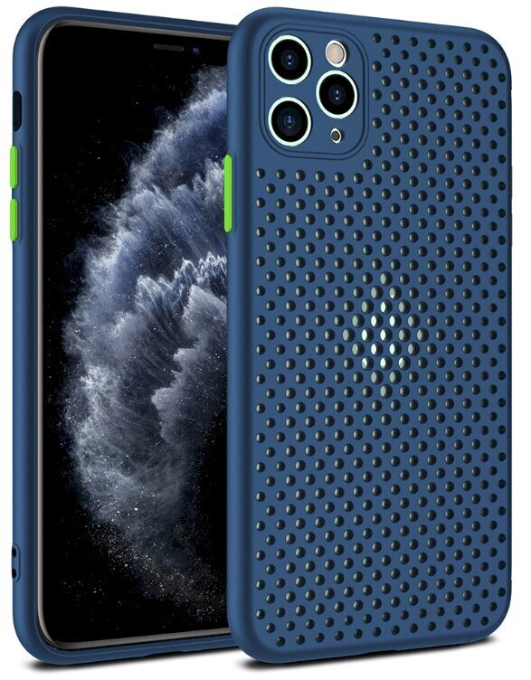 Fusion Breathe Case Silikona Aizsargapvalks Priekš Apple iPhone 7 / 8 / SE 2020 Zils cena un informācija | Telefonu vāciņi, maciņi | 220.lv