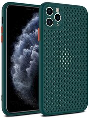 Fusion Breathe Case Silikona Aizsargapvalks Priekš Apple iPhone 11 Pro Zaļš cena un informācija | Telefonu vāciņi, maciņi | 220.lv