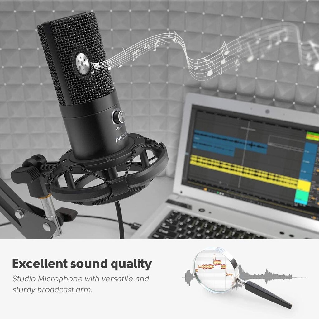 Studijas mikrofonu komplekts Fifine T669 цена и информация | Mikrofoni | 220.lv