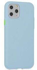Fusion Solid Case Silikona Aizsargapvalks Priekš Apple iPhone 7 / 8 / SE 2020 Gaiši Zils cena un informācija | Telefonu vāciņi, maciņi | 220.lv