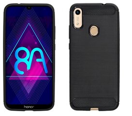 Fusion Trust Back Case Silikona Aizsargapvalks Priekš Huawei Y6S / Honor 8A / Y6 Prime 2019 Melns cena un informācija | Telefonu vāciņi, maciņi | 220.lv