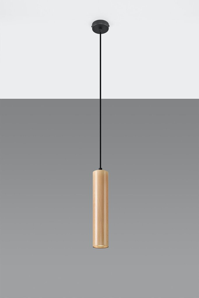 Sollux piekaramā lampa Lino Wood cena un informācija | Piekaramās lampas | 220.lv