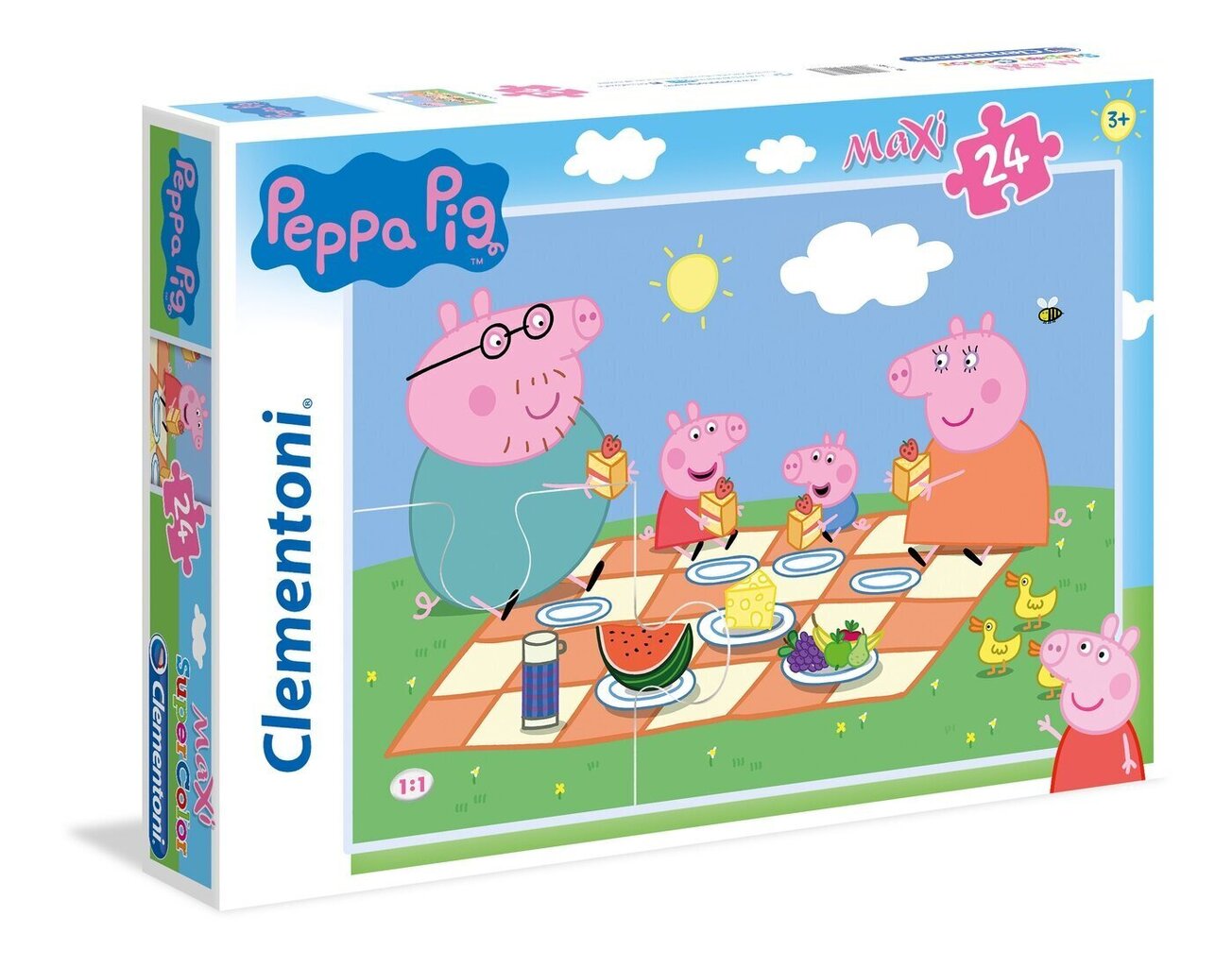 Puzle Clementoni Cūciņa Pepa (Peppa Pig), 24 d. cena un informācija | Puzles, 3D puzles | 220.lv