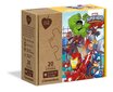 Puzle komplekts Clementoni Marvel Super Hero, 2 x 20 d. cena un informācija | Puzles, 3D puzles | 220.lv