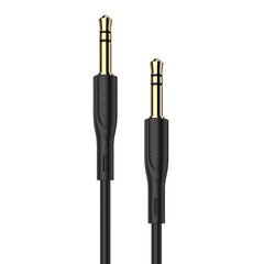 Audio adapter 3,5mm to 3,5mm Borofone BL1 black cena un informācija | Savienotājkabeļi | 220.lv